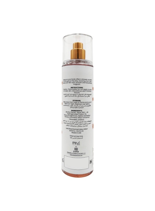 PRIVE Body Mist Her Boldness For Women 250ml - Image 3